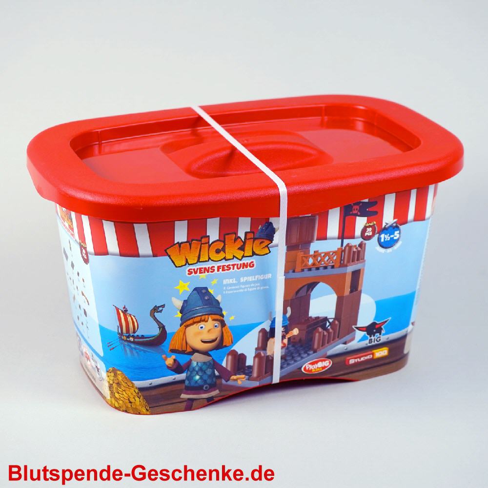 Blutspendegeschenk Spielbox Wickie