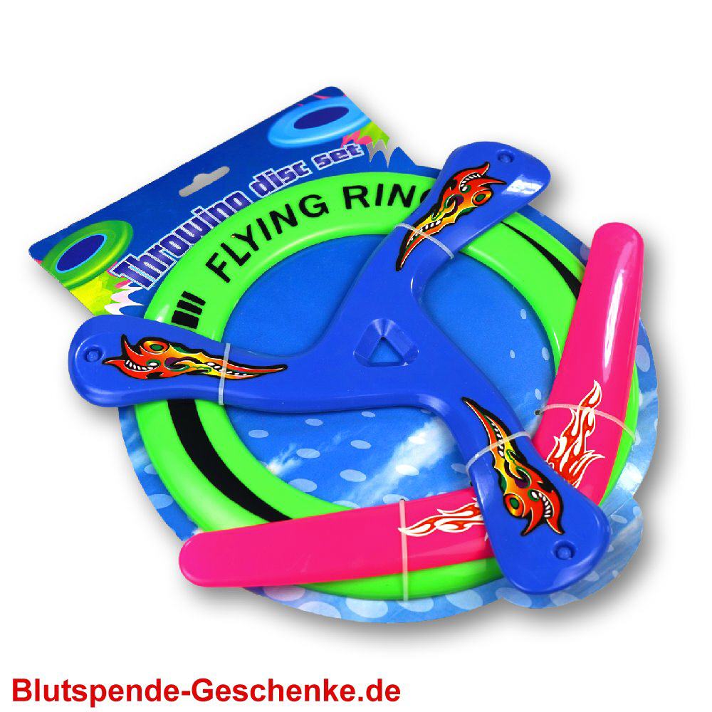 Blutspendegeschenk Set Wurfspielzeug