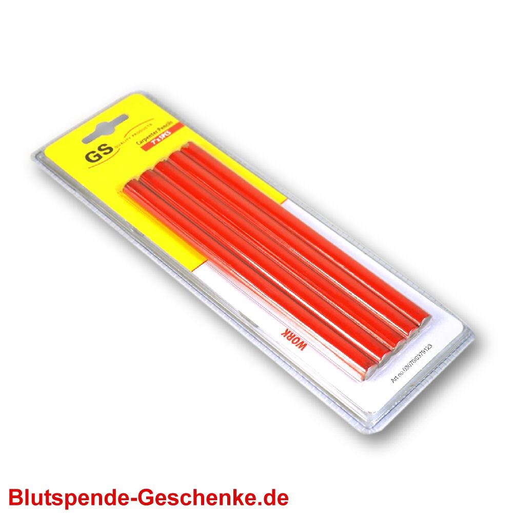 Blutspendegeschenk Handwerker-Bleistifte